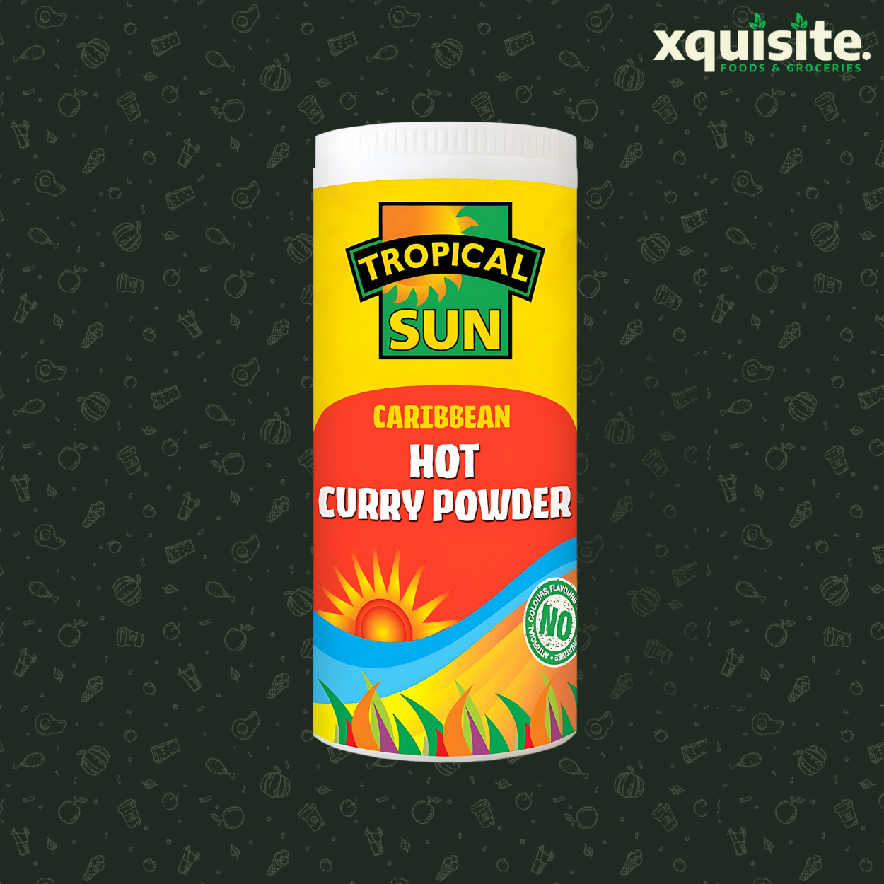 Tropical-Sun Caribbean Hot Curry Powder(100g)