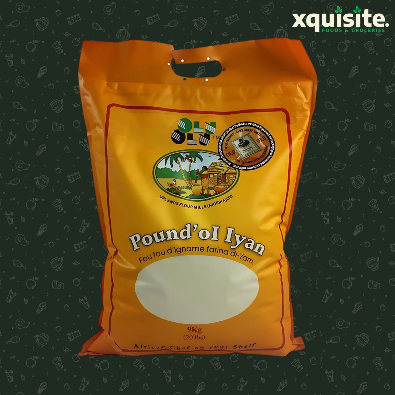 Olu Olu Poundo Iyan (1.2kg)